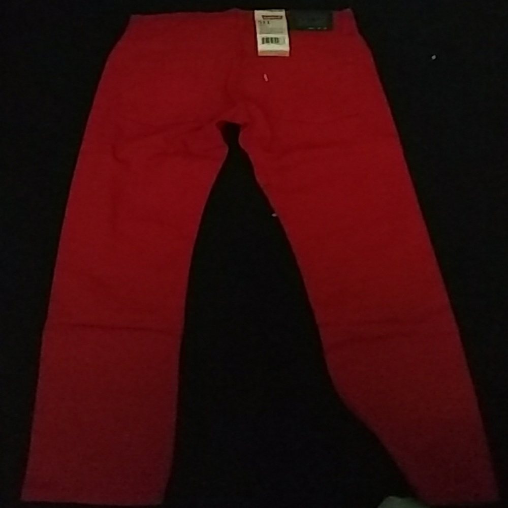 Red Levis never worn
